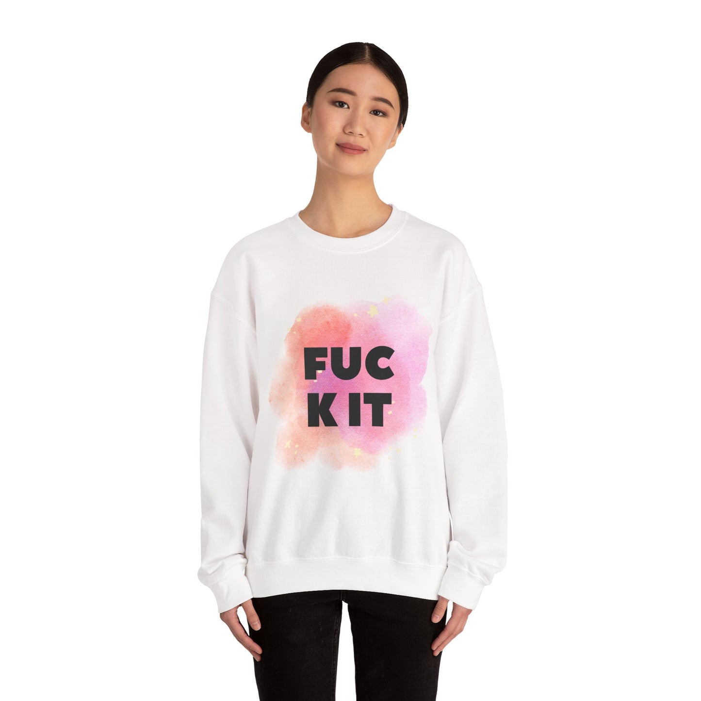 FUC KIT Unisex Heavy Blend™ Crewneck Sweatshirt - Relaxed Style for Everyday Comfort