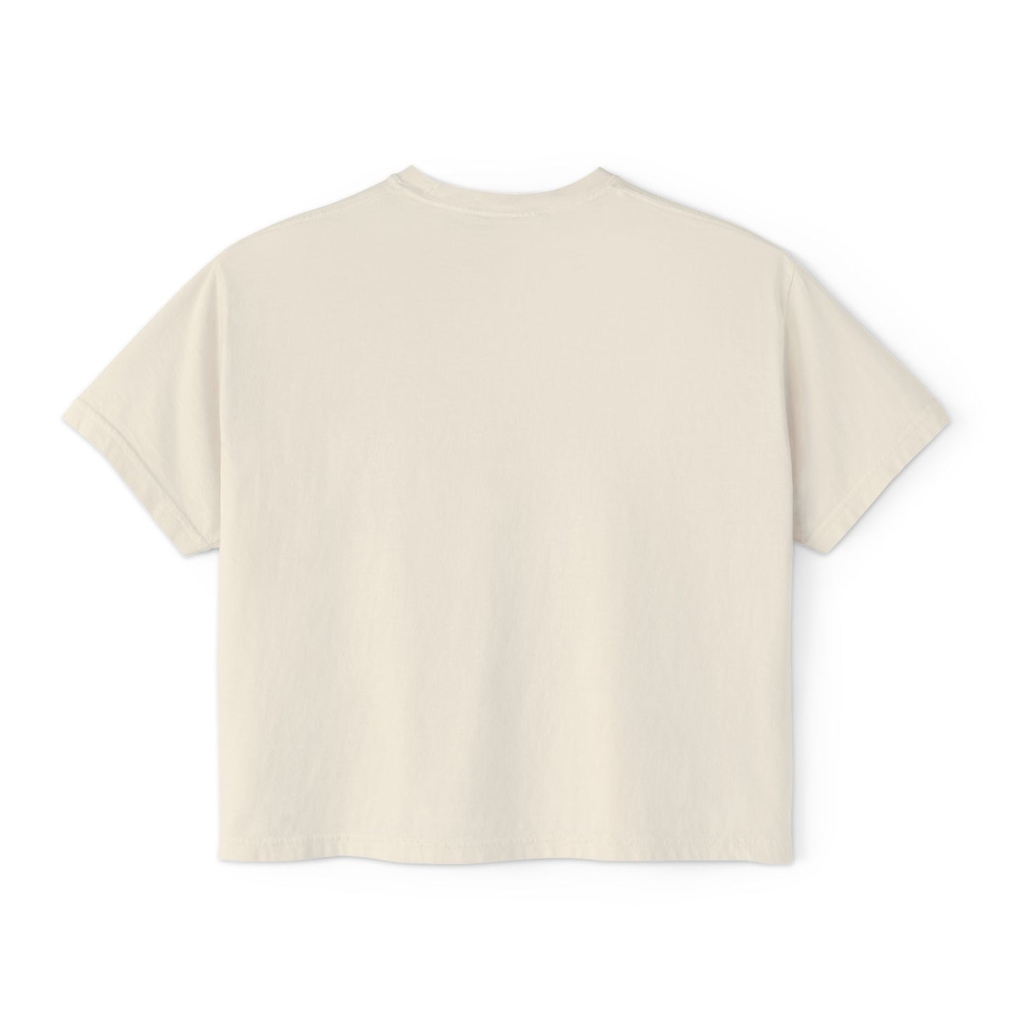 Women's Boxy Tee - "Confia T-Shirt" with Inspirational Design