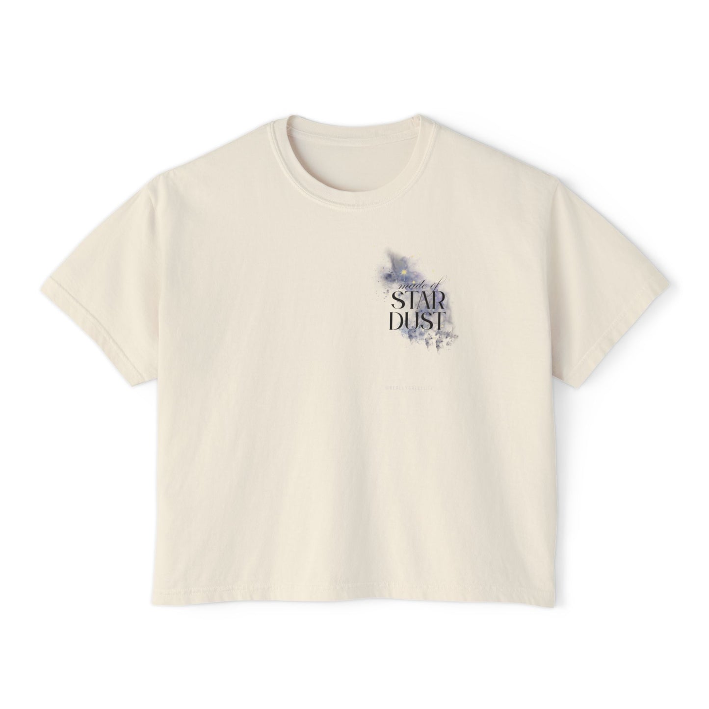 StarDust Women's Boxy Tee - Comfortable & Stylish Casual Wear
