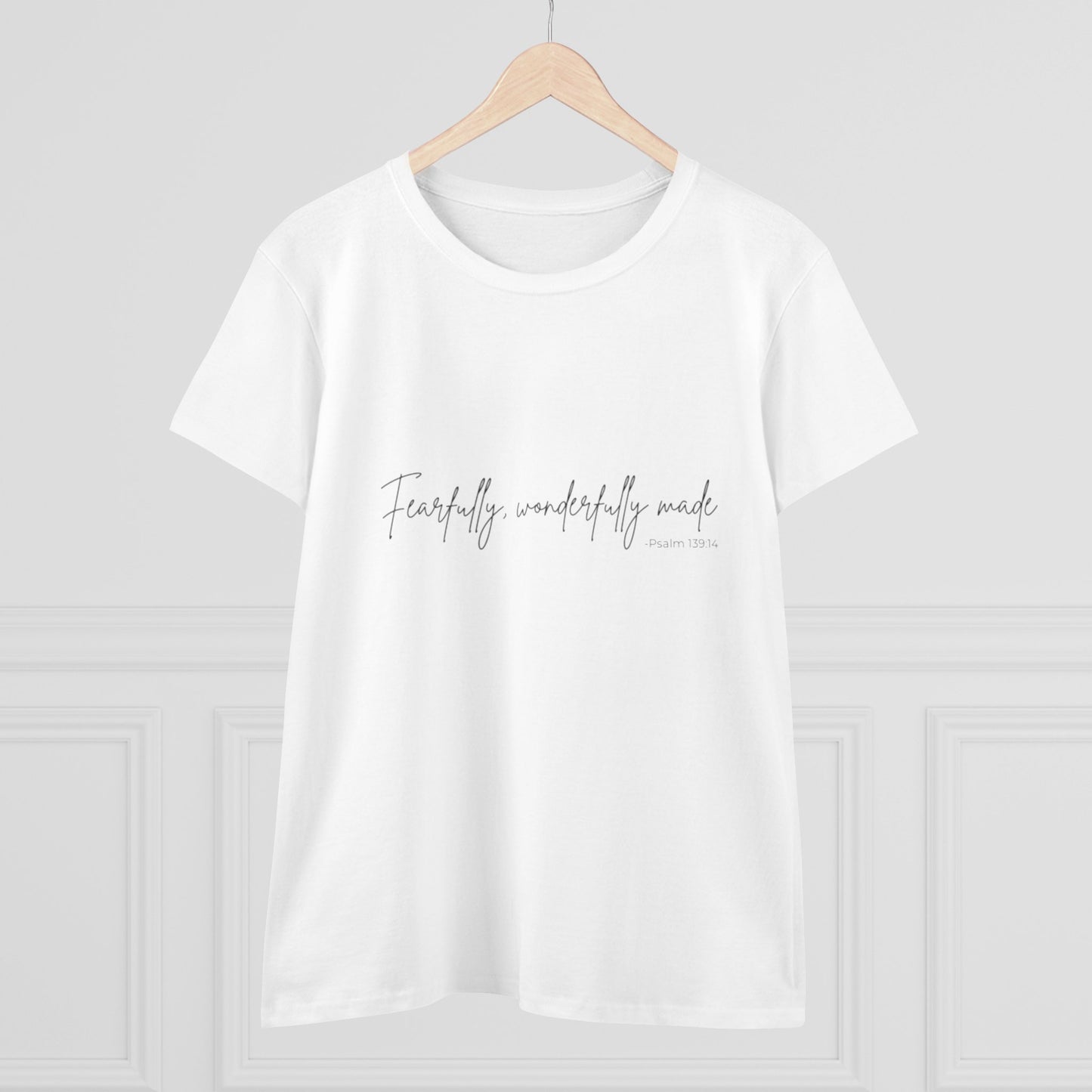 Fearfully Made Women's Cotton Tee - Midweight Inspirational Shirt